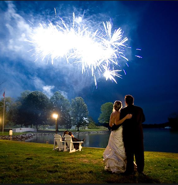 wedding 5 Chase Lane Fireworks Silver wedding fireworks