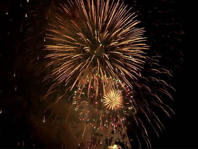 Chase Lane Fireworks Golden Wedding Fireworks
