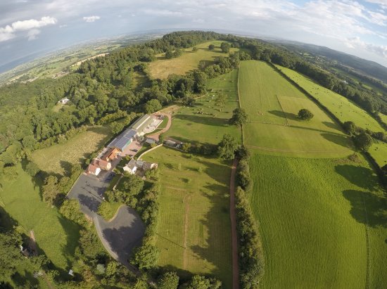 Hillside brewery 1 Hillside Brewery wedding venue aerial shot