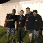 the team with Dizzee Rascal